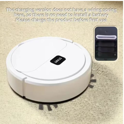 Automatic Portable Mini Home Floor Robotic Vacuum Cleaner USB Rechargeable