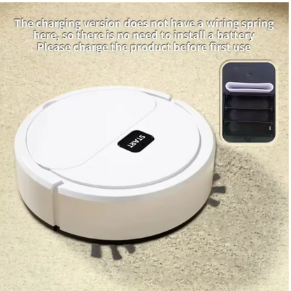 Automatic Portable Mini Home Floor Robotic Vacuum Cleaner USB Rechargeable