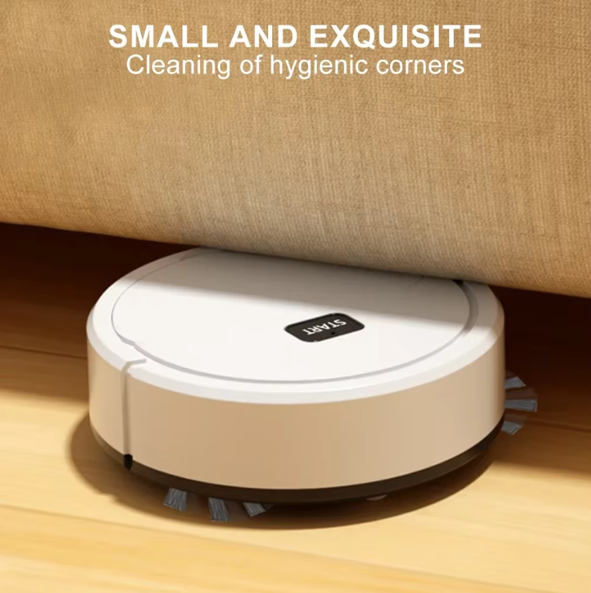 Automatic Portable Mini Home Floor Robotic Vacuum Cleaner USB Rechargeable
