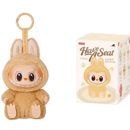 Pop Mart x THE MONSTERS: Exciting Macaron Series Plush Keyring Figurine Blind Box (1pc)