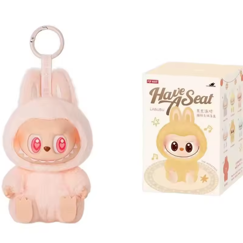 Pop Mart x THE MONSTERS: Exciting Macaron Series Plush Keyring Figurine Blind Box (1pc)