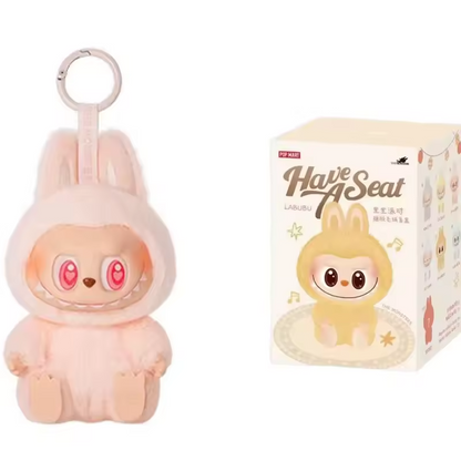 Pop Mart x THE MONSTERS: Exciting Macaron Series Plush Keyring Figurine Blind Box (1pc)