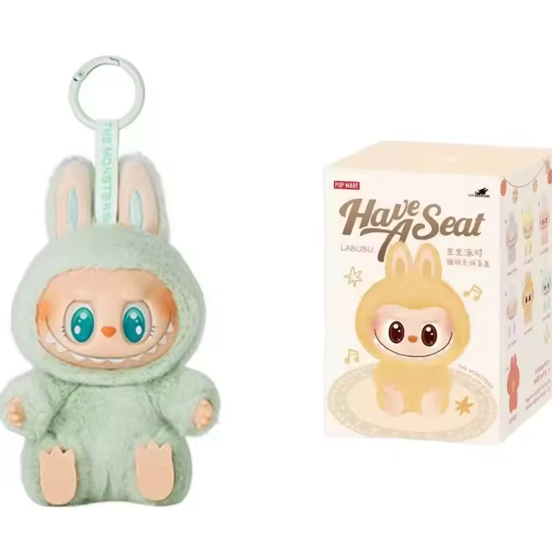 Pop Mart x THE MONSTERS: Exciting Macaron Series Plush Keyring Figurine Blind Box (1pc)