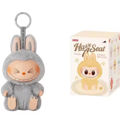 Pop Mart x THE MONSTERS: Exciting Macaron Series Plush Keyring Figurine Blind Box (1pc)