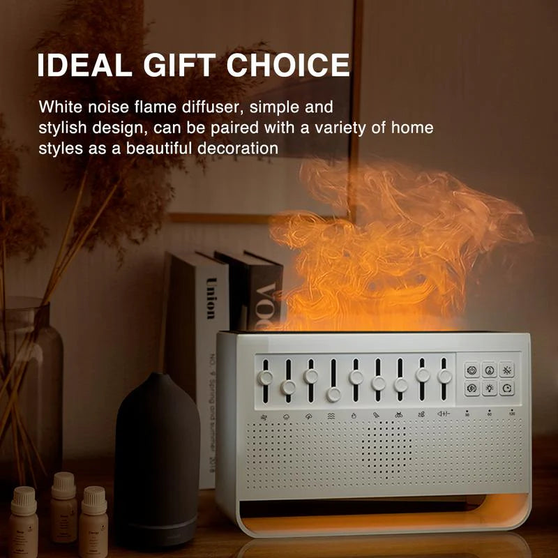 3 in 1 Bluetooth Speaker White Noise Nature Sound Sleep Night Light Humidifier